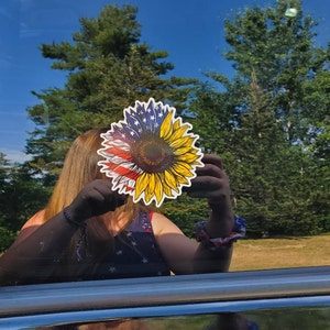 Yellow Sunflower Sticker