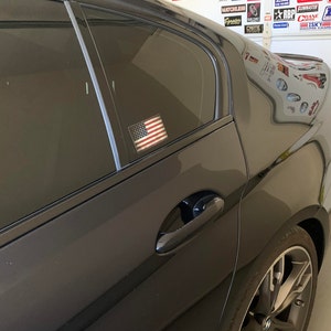 Rustic USA American Flag Sticker