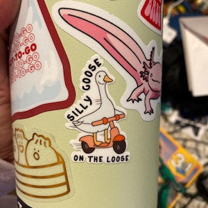 Silly Goose On The Loose Sticker