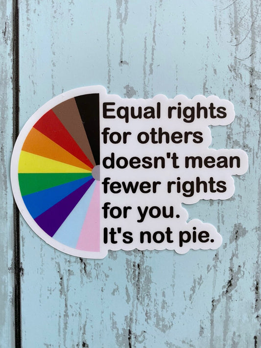 Equality Sticker - LGBTQ+ Pride Sticker