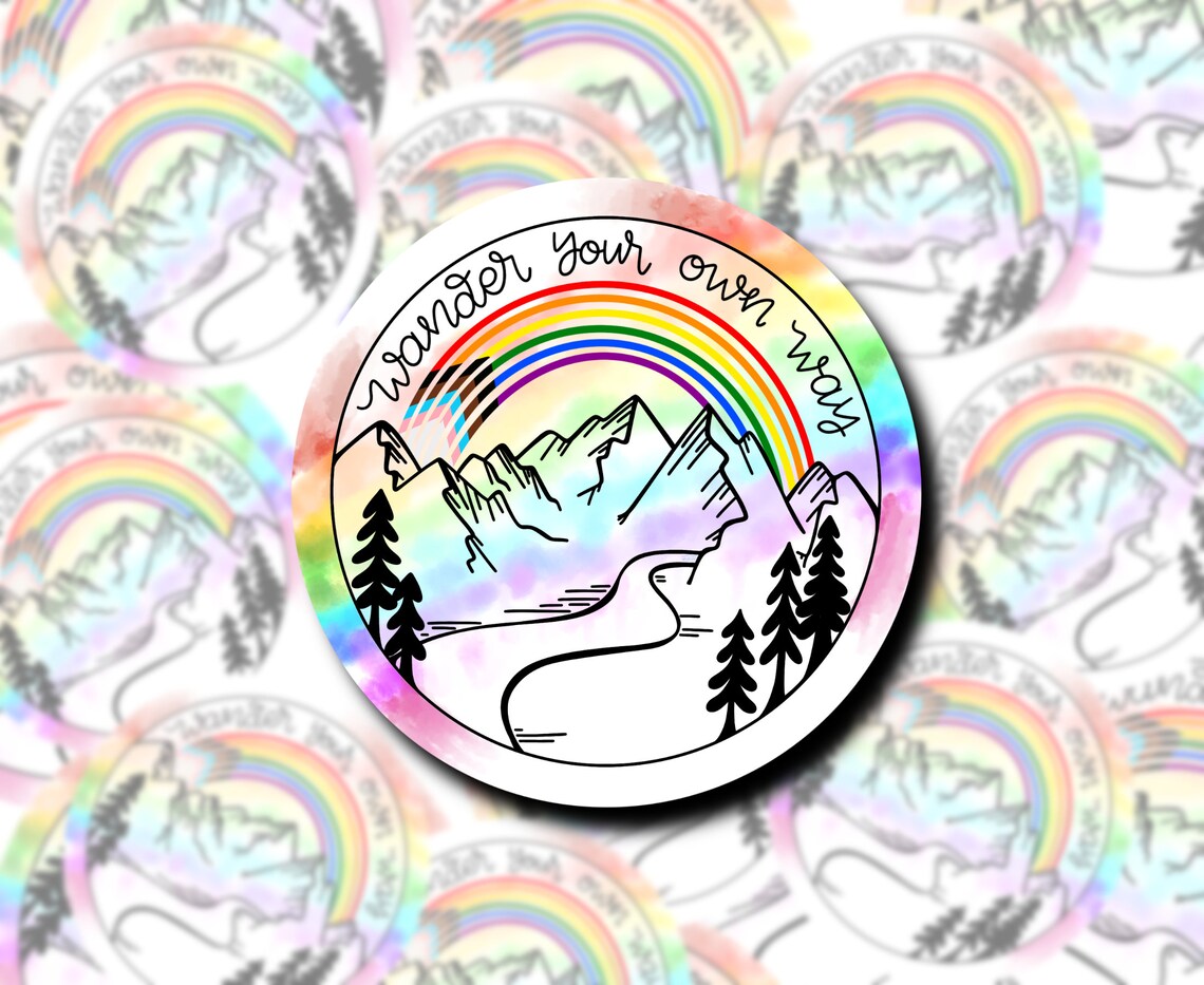 Wander Your Own Way - LGBT Sticker