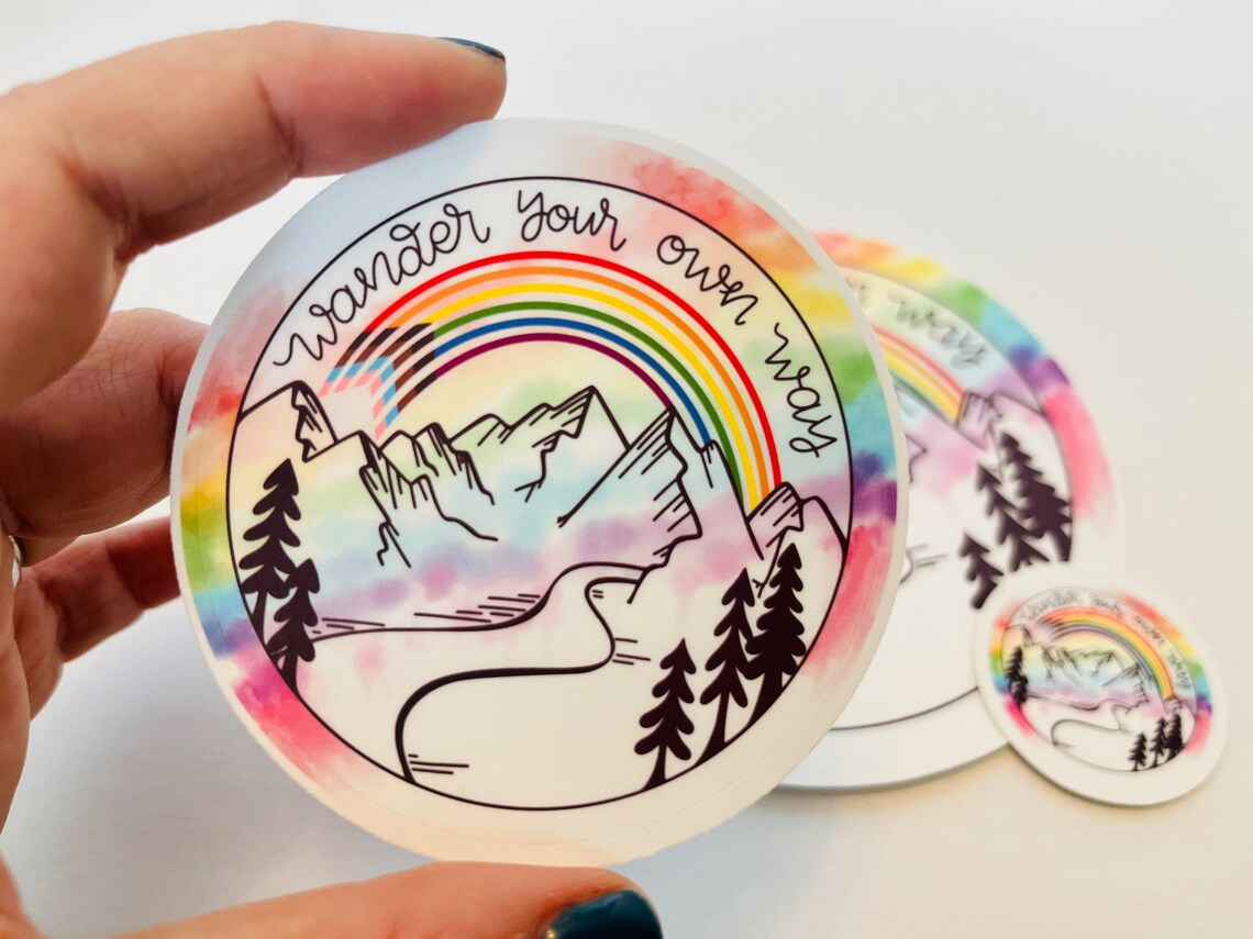 Wander Your Own Way - LGBT Sticker