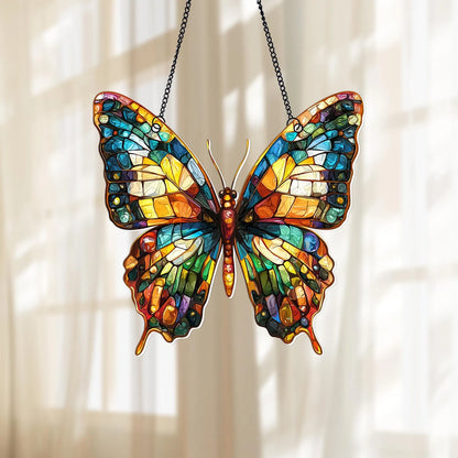 Beautiful Colorufl Butterfly Acrylic Window Hanging