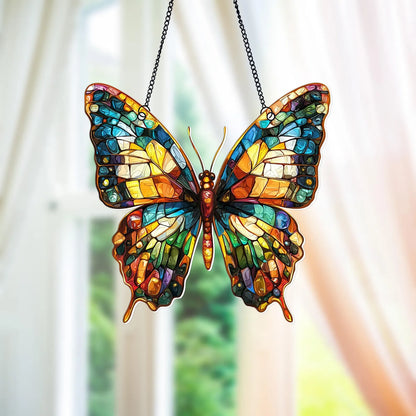 Beautiful Colorufl Butterfly Acrylic Window Hanging