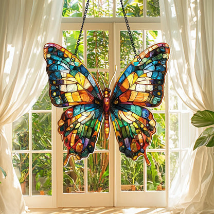Beautiful Colorufl Butterfly Acrylic Window Hanging