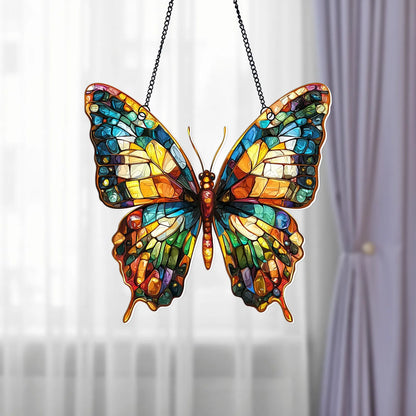 Beautiful Colorufl Butterfly Acrylic Window Hanging