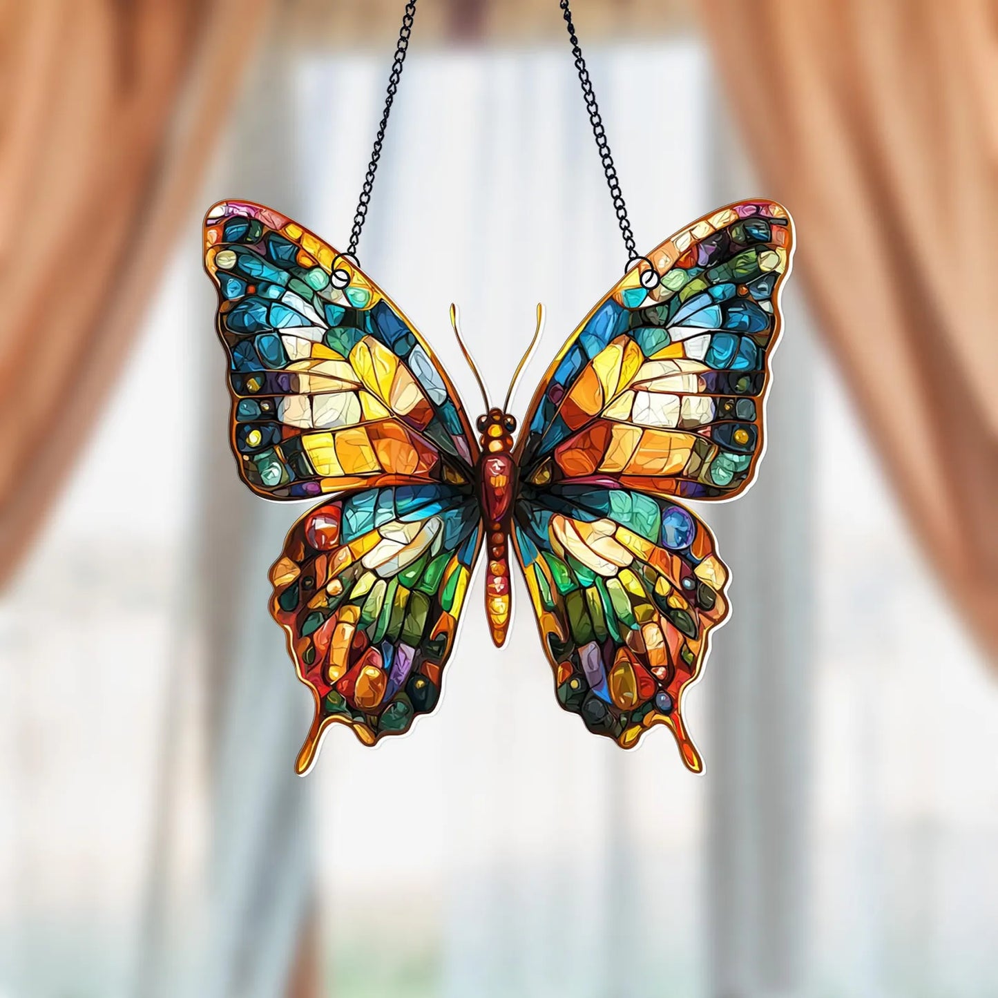 Beautiful Colorufl Butterfly Acrylic Window Hanging