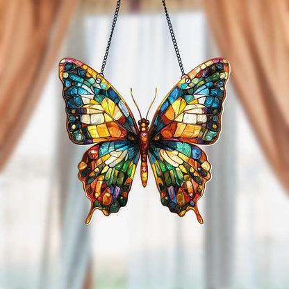 Beautiful Colorufl Butterfly Acrylic Window Hanging