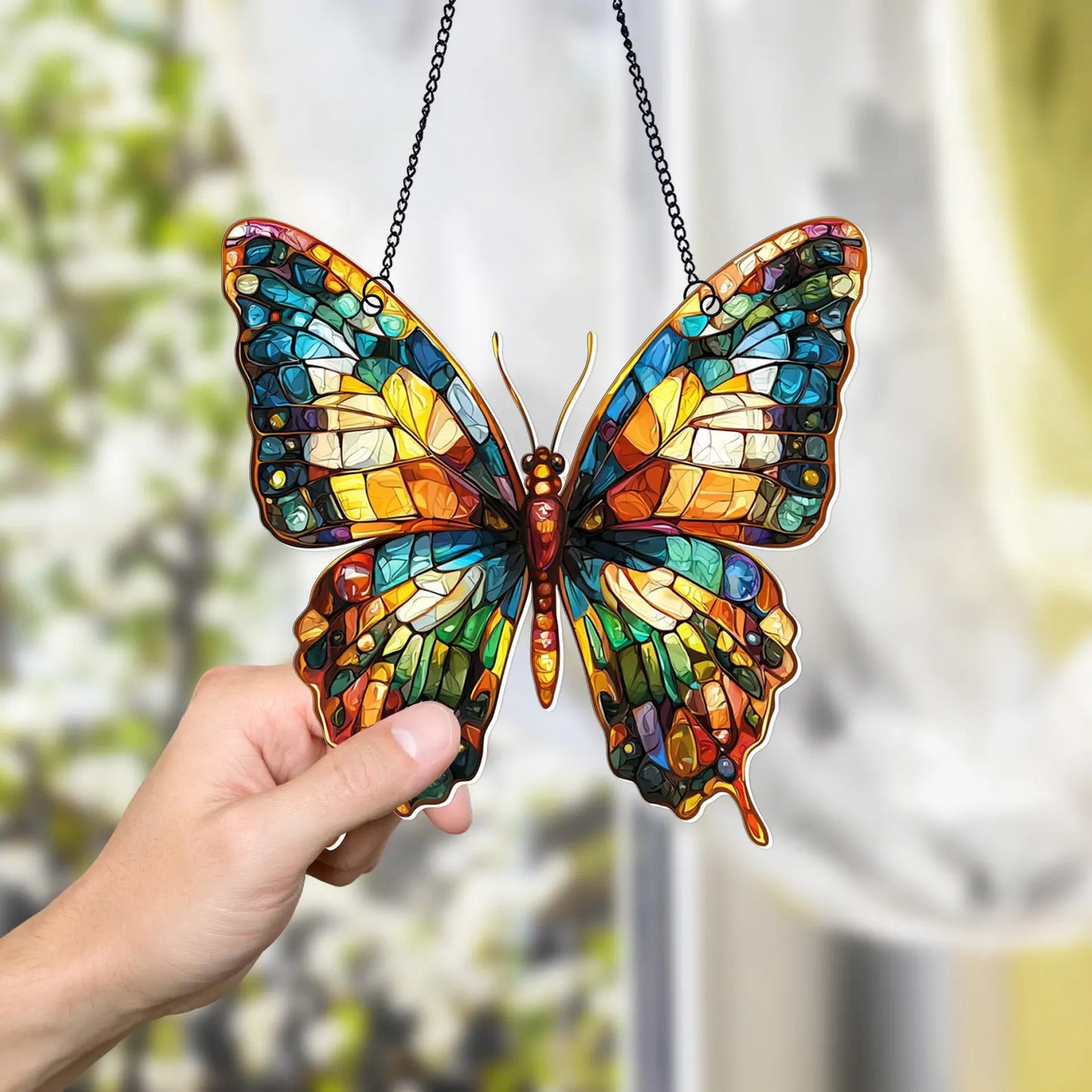 Beautiful Colorufl Butterfly Acrylic Window Hanging
