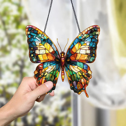Beautiful Colorufl Butterfly Acrylic Window Hanging