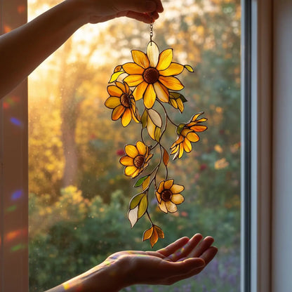 Beautiful Sunflower Window Hanging Suncatcher Acrylic