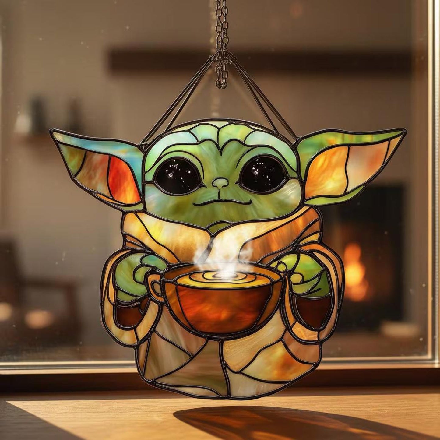 Personalized Baby Forced Acrylic Suncatcher
