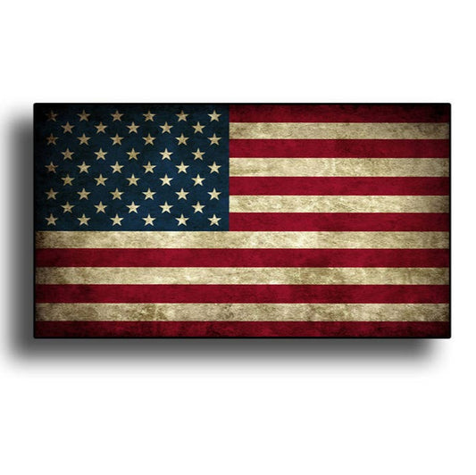 Rustic USA American Flag Sticker