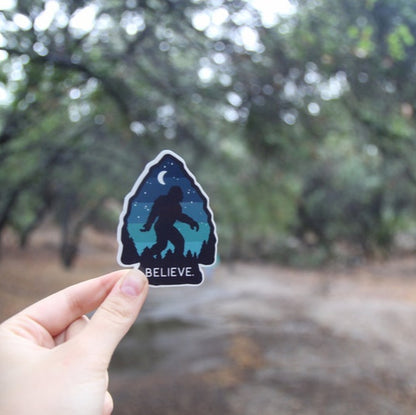 Bigfoot Believe Stickers