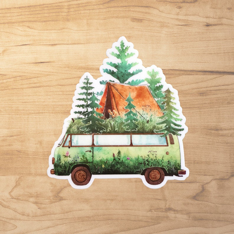 SPRING VAN Sticker