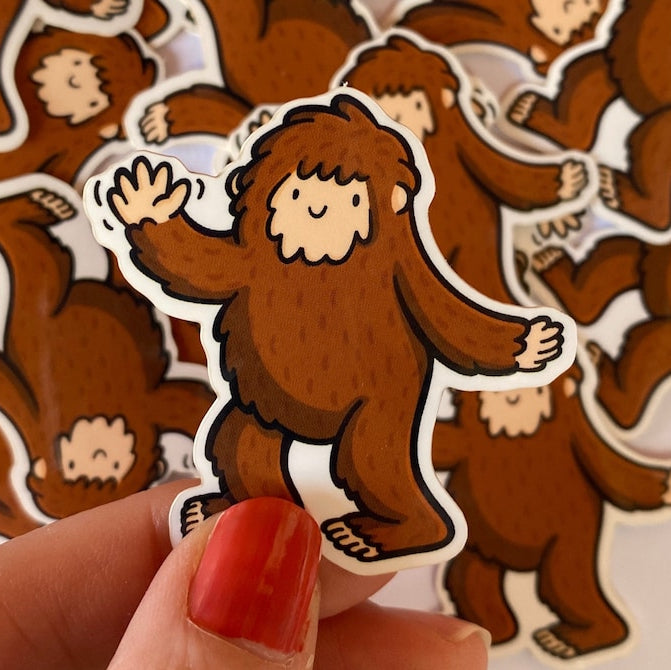 Mini Bigfoot Stickers