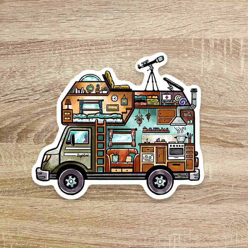 Vanlife Sticker