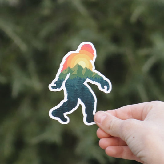 Colorful Bigfoot Adventure Stickers