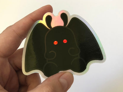 Mothman Holographic Sticker