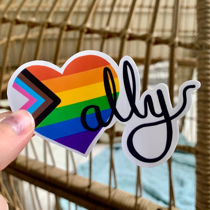 LGBTQ+ Ally Heart Sticker