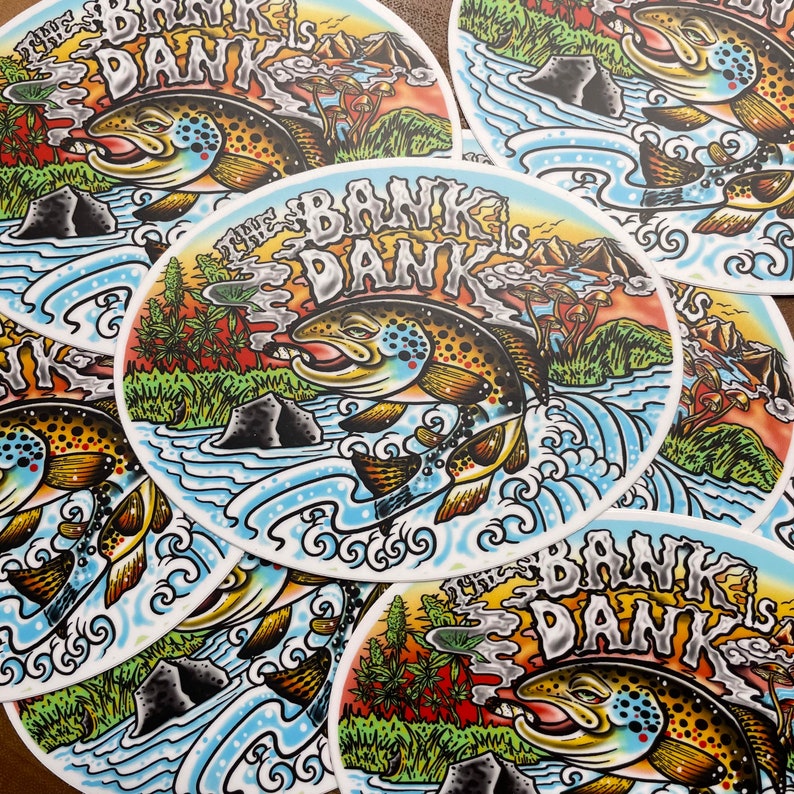 Fishing Sticker
