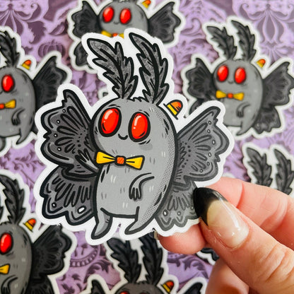 Dapper Mothman Sticker