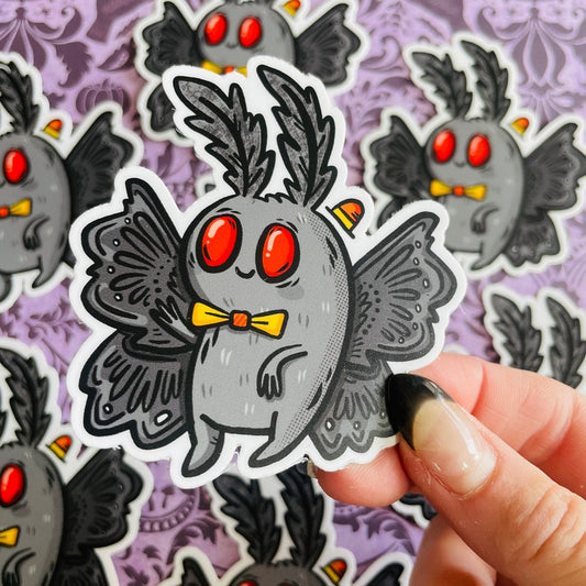 Dapper Mothman Sticker