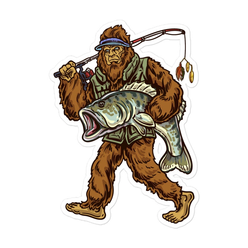 Largemouth Bass Fishing Stickers