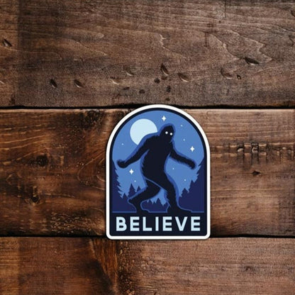 Bigfoot Believe - Waterproof Vinyl Stickers