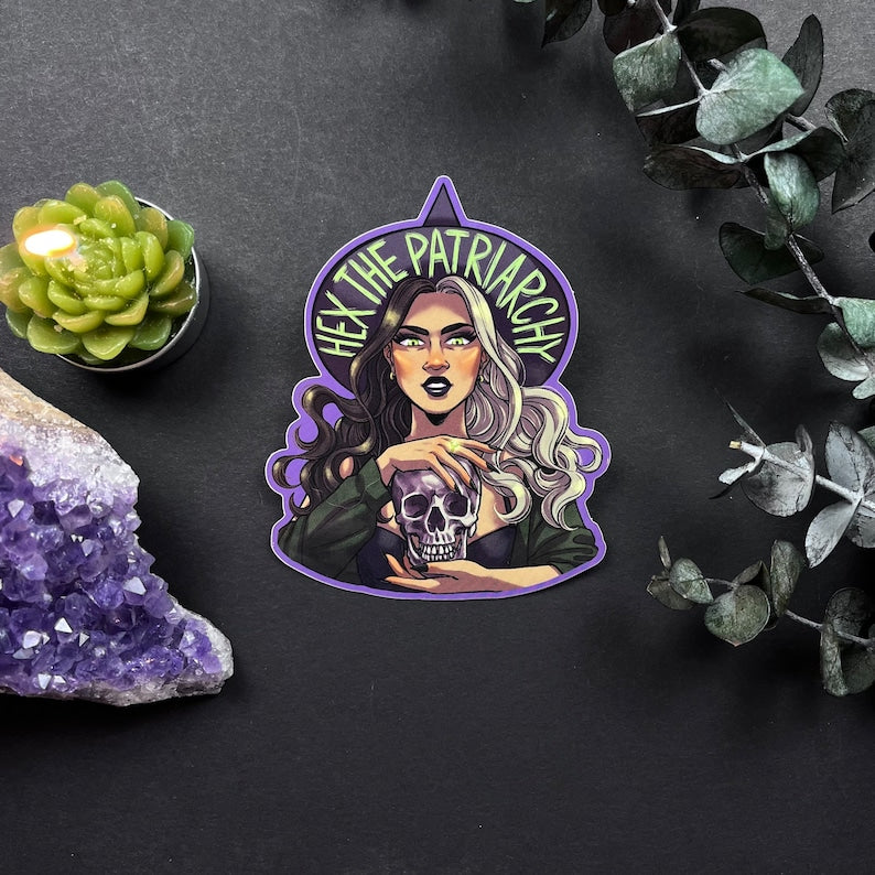 Hex The Patriarchy - Witch Sticker