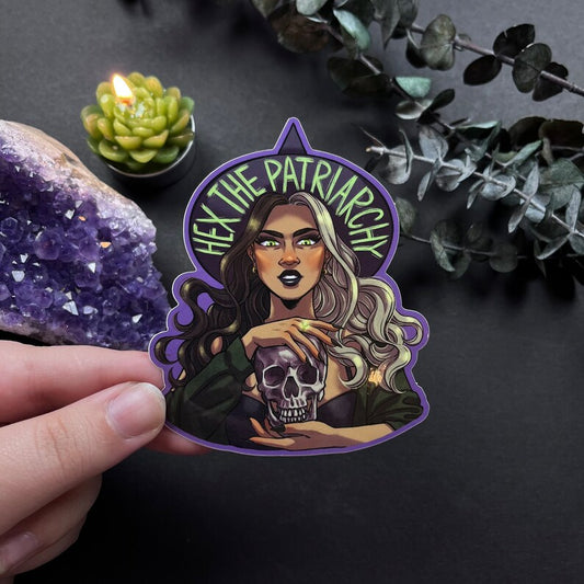Hex The Patriarchy - Witch Sticker
