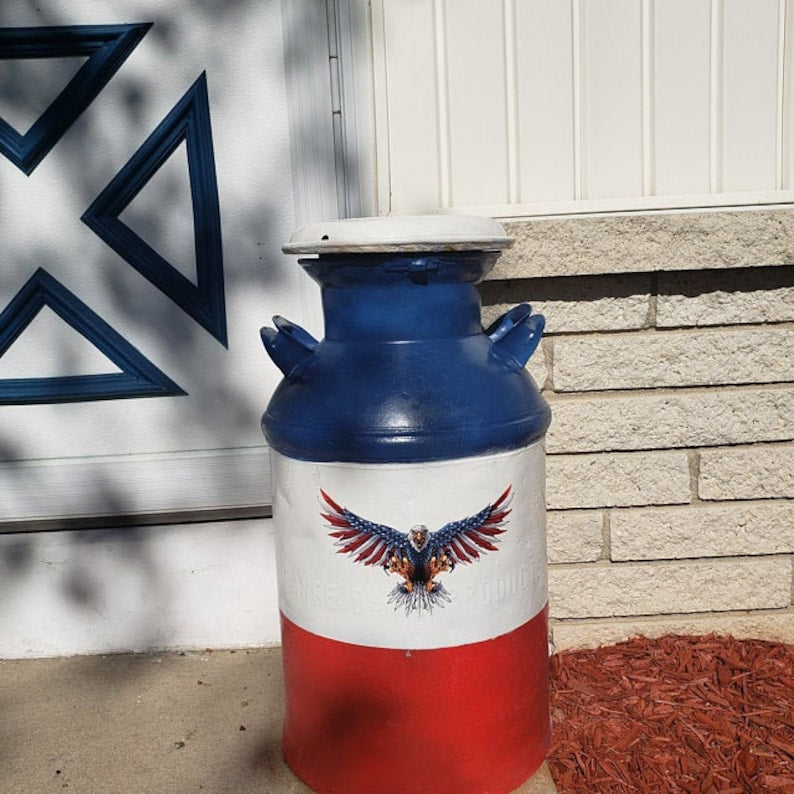 American Flag Eagle Sticker