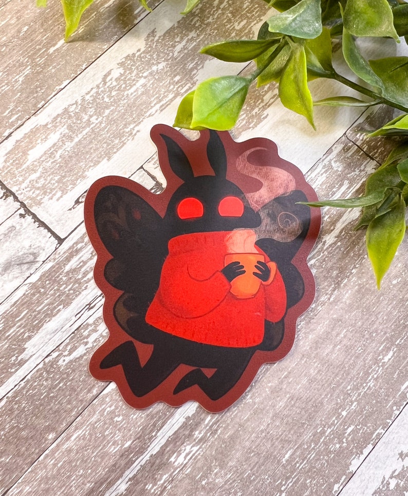 Cozy Mothman Sticker