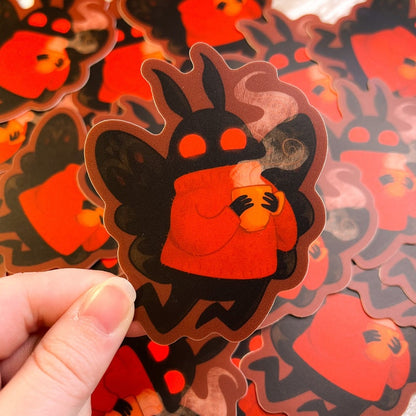 Cozy Mothman Sticker