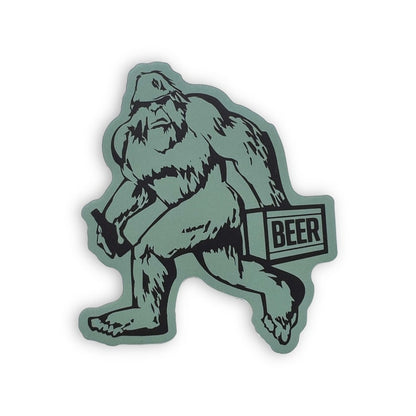 Bigfoot Loves Beer Stickers