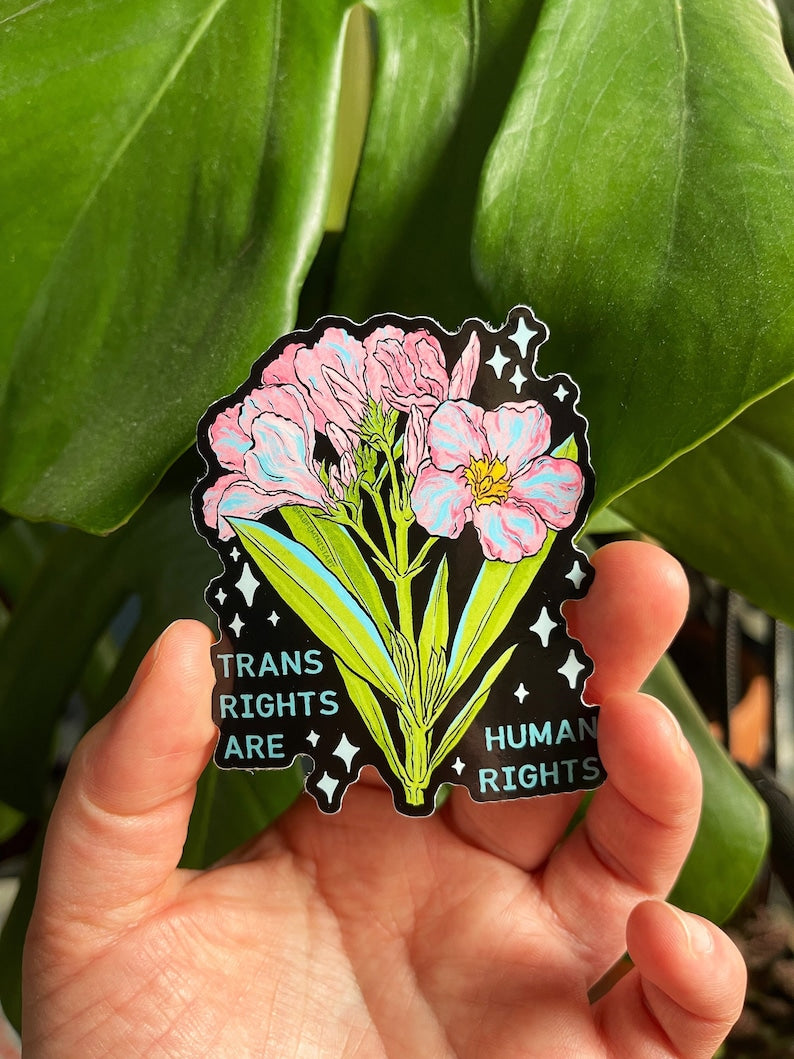 Trans Rights Are Human Rights Sticker