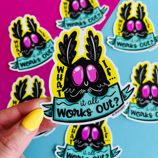 Mothman Vinyl Sticker