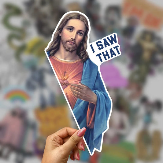 I Saw That - Jesus Christ Sticker