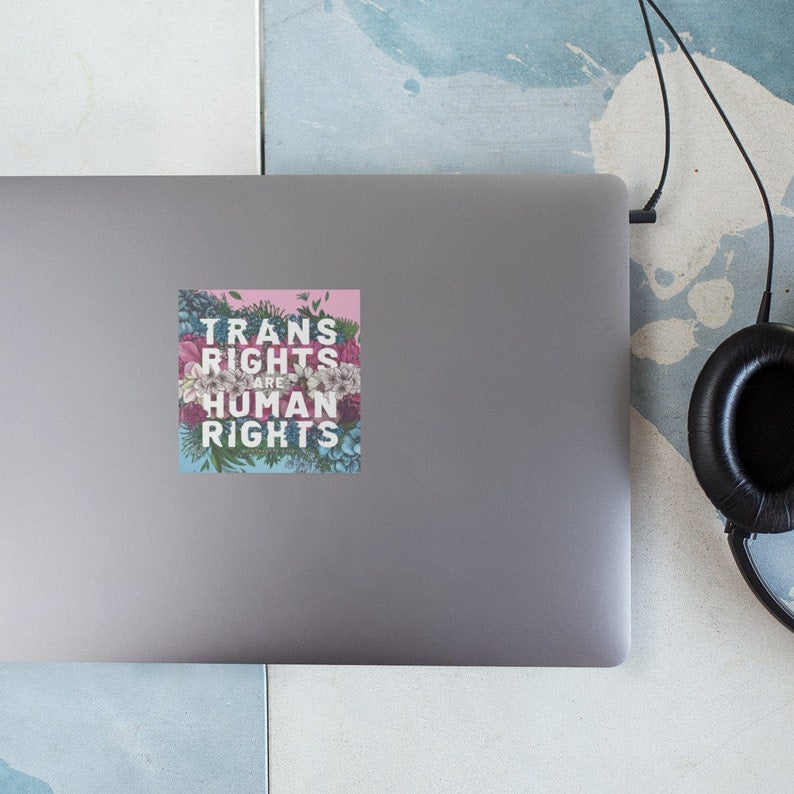 Trans Rights Are Human Rights Sticker