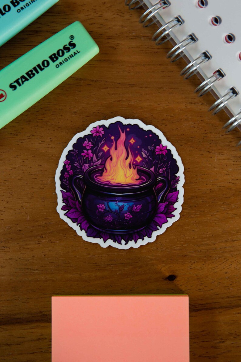 Witches Cauldron Sticker