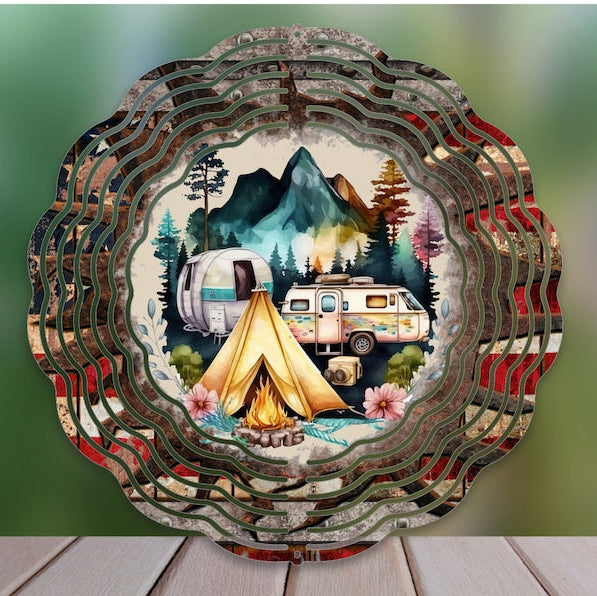 Happy Camper Wind Spinner