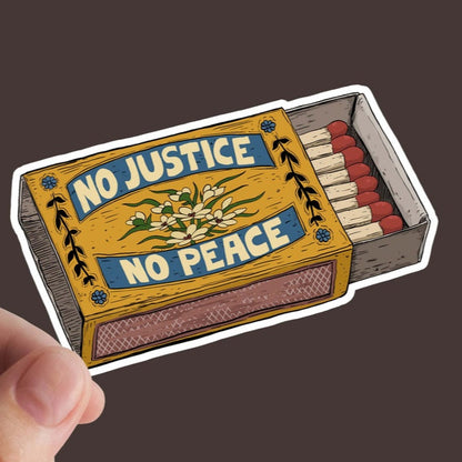 No Justice No Peace Sticker