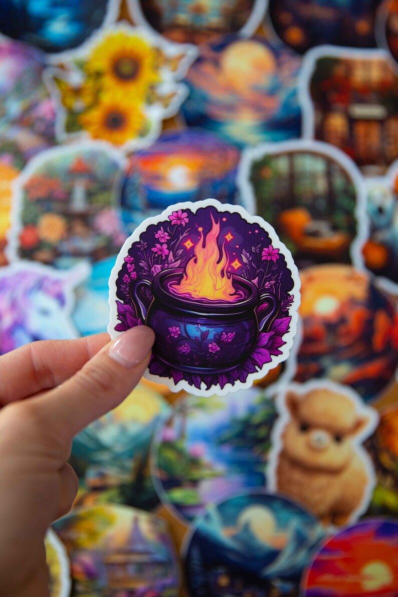Witches Cauldron Sticker
