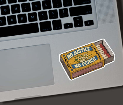 No Justice No Peace Sticker