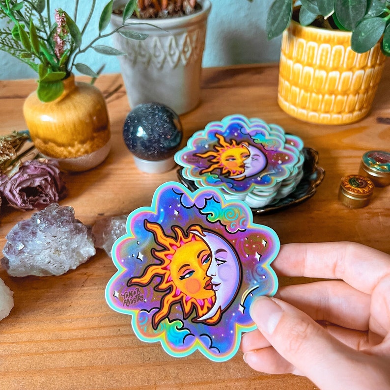 SUN AND MOON Sticker