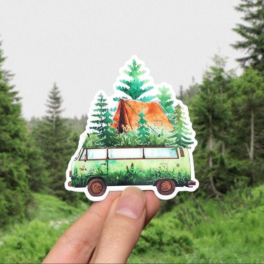 SPRING VAN Sticker