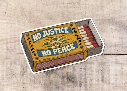 No Justice No Peace Sticker