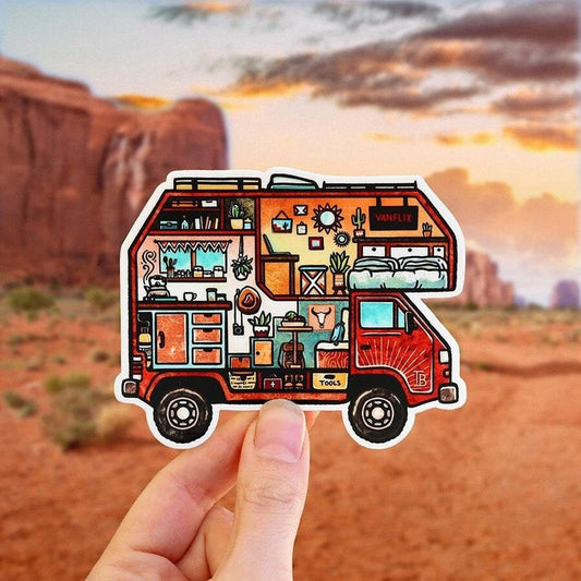 BOHO VAN Sticker