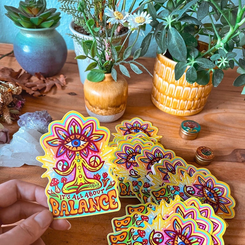 IT'S All ABOUT BALANCE Sticker
