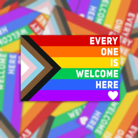 Everyone is Welcome Here Sticker